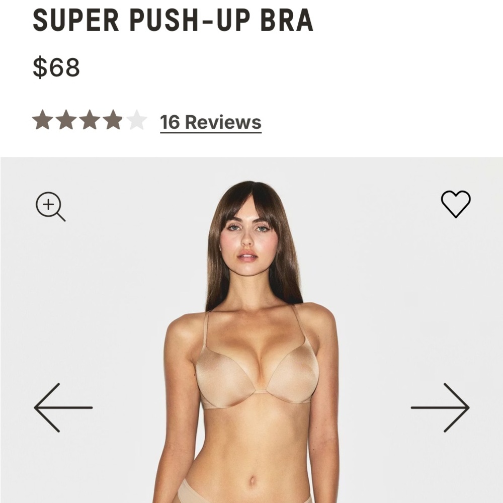 Ultimate Super Push-Up Bra - Clay
